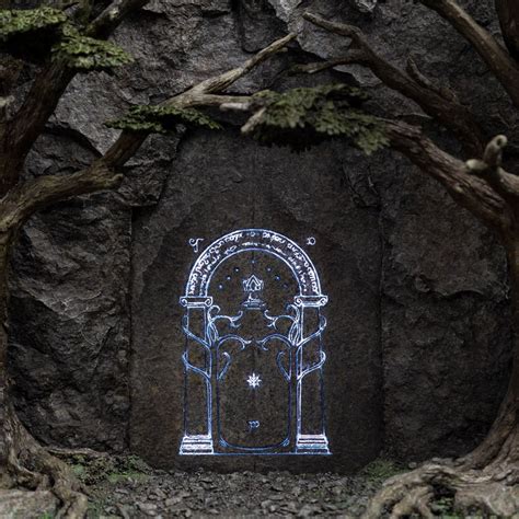 The Lord Of The Rings The Doors Of Durin Environment Statue