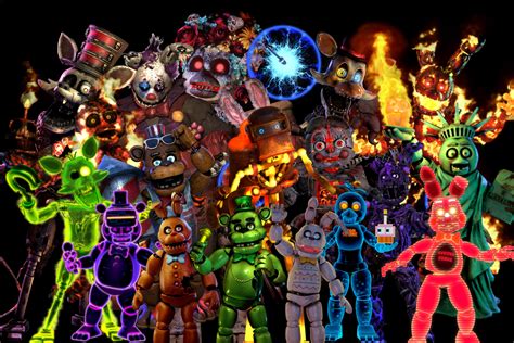 All Fnaf Ar Skins So Far Fivenightsatfreddys