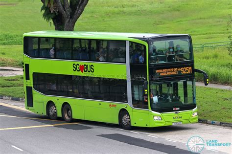 Bus 925M SMRT Buses MAN A95 Euro 6 SG6114D Land Transport Guru