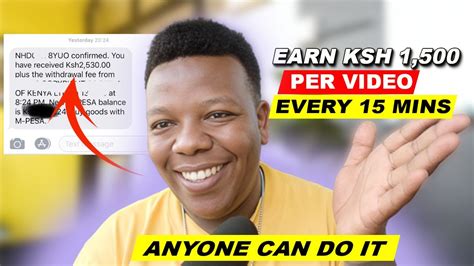 Earn KSH 1 500 Per Video Every 15 Minutes Working On Your Phone Make