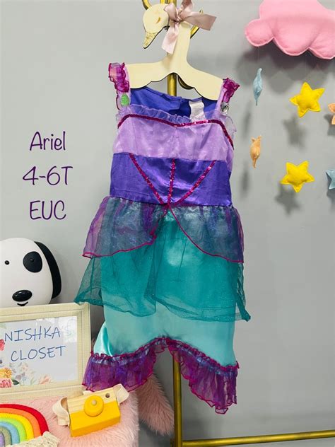 Disney Ariel Costume, Babies & Kids, Babies & Kids Fashion on Carousell