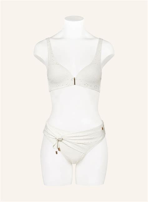 Beachlife Basic Bikini Hose White Embroidery In Weiss