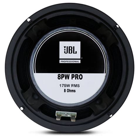 Alto Falante Medio Grave Profissional Jbl Selenium 8PW Pro 8 Polegadas