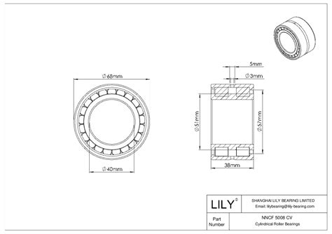 Nncf Cv Double Row Full Complement Cylindrical Roller Bearings