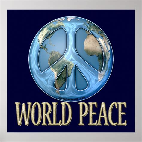 World Peace Poster | Zazzle