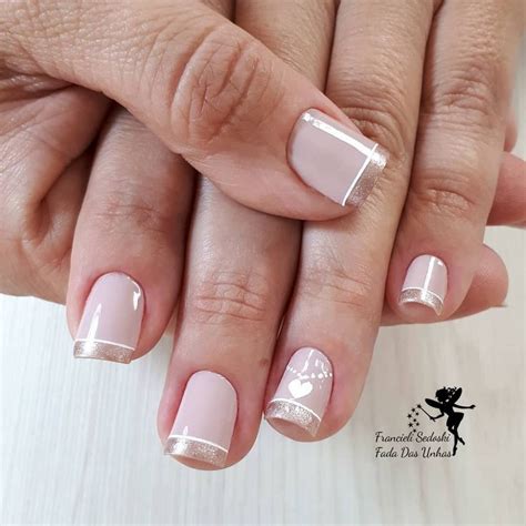 Andreza Manicura De U As Arte Para U As Cortas Francesita U As