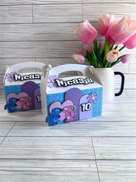 Stitch Favor Box Stitch Birthday Party Stitch Birthday Decoration