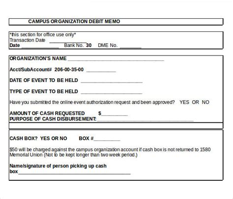 15 Debit Memo Templates Pdf Doc Excel Free And Premium Templates