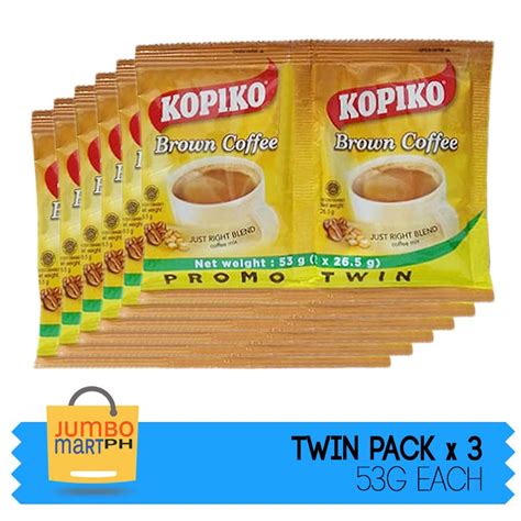 KOPIKO BROWN COFFEE TWIN PACK 53G SET OF 6 Lazada PH