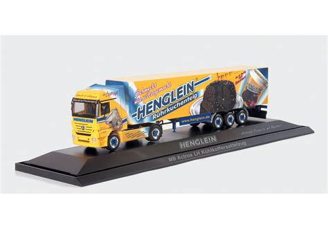 Herpa Mercedes Benz Actros Lh K Hlkoffer Sattelzug Henglein