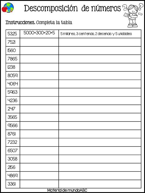 Fichas DescomposiciÓn NumÉrica Decenas Y Unidades Página 5 Imagenes