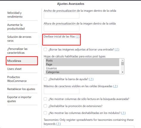 C Mo Cargar Filas Desde Un N Mero De Fila Espec Fico Wp Sheet Editor