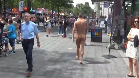 Naked In Berlin Streets ThisVid