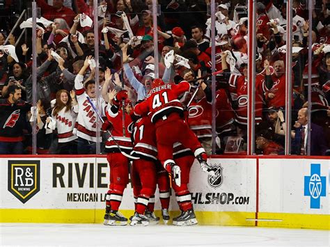 Jesper Fast Scores In OT Hurricanes Eliminate Devils In Game 5