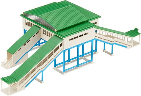 Kato N Scale Unitrack Overhead Station Set By Kato Mx