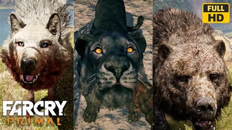 Far Cry Primal Beasts Showcase Pets Fps Youtube