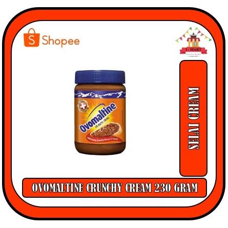 Jual OVOMALTINE CRUNCHY CREAM 230 GRAM SELAI COKLAT Shopee Indonesia