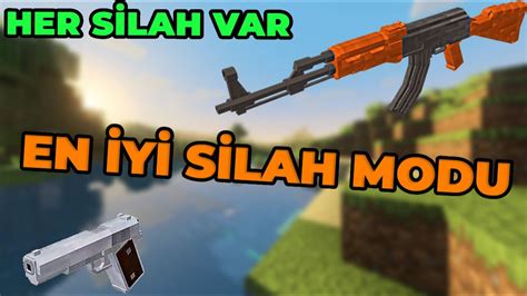 MİNECRAFT EN İYİ SİLAH MODU MİNECRAFT SİLAH MODU İndirme Linkli