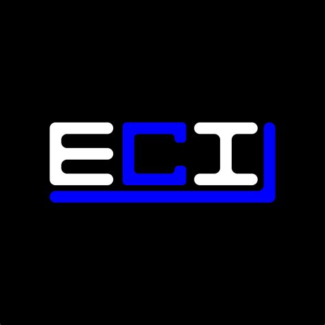 ECI letter logo creative design with vector graphic, ECI simple and ...