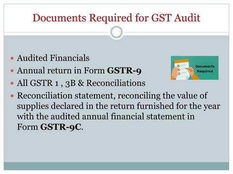 Ppt Gst Audit Gstr 9c Powerpoint Presentation Free Download Id