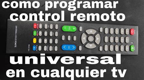 cómo programar un control remoto universal para TV de cualquier marca