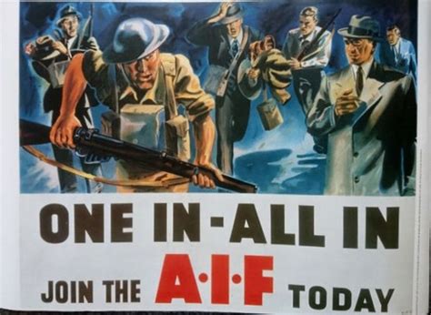 Reproduction Wwii Australian Recruitment Poster Tally Ho Chap