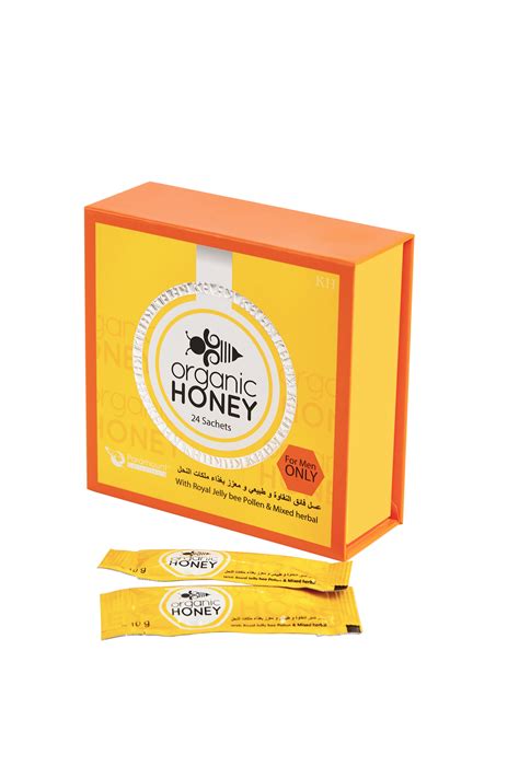 Organic Honey For Men With Royal Jelly Bee Pollen And 100 Pure Mixed He