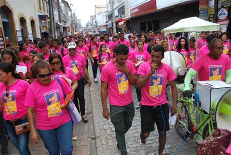 Campanha Maria Da Penha Em A O Realiza Caminhada Pelo Centro