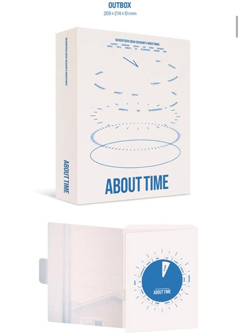 Wts Seventeen 2024 Seasons Greeting About Time Hobbies Toys