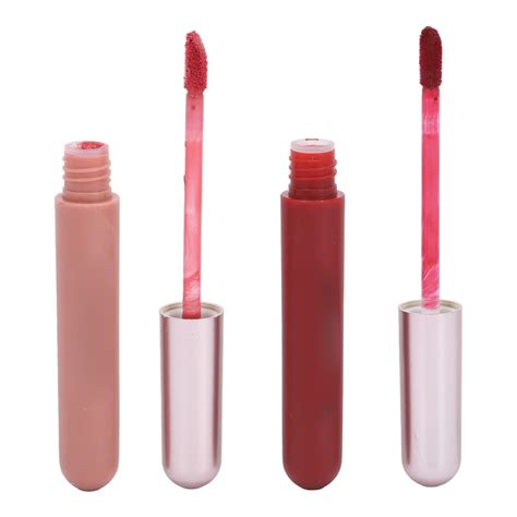 6pcs Matte Lip Gloss Sets 2 5ml Moisturizing Nonstick Cup Liquid Lip