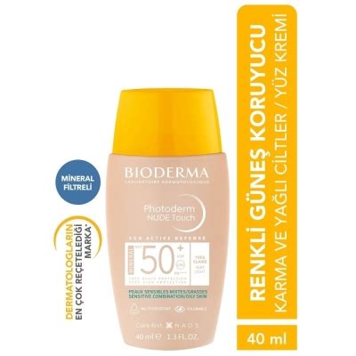 Bioderma Photoderm Nude Touch Spf Very Light G Ne Kremi Ml