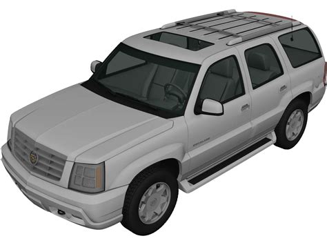 Cadillac Escalade 3d Model 2002 3d Cad Browser