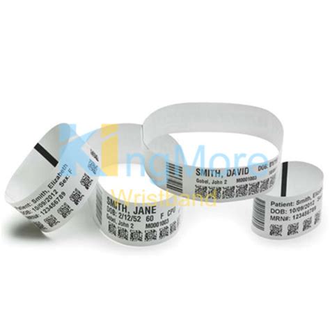 Patient Waterproof Barcode Id Bracelet