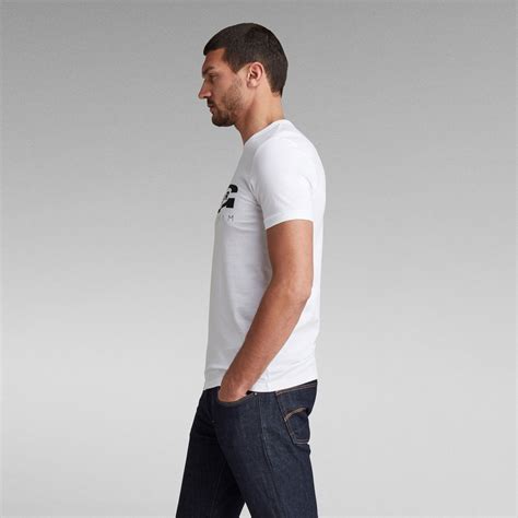 Graphic T Shirt White G Star Raw