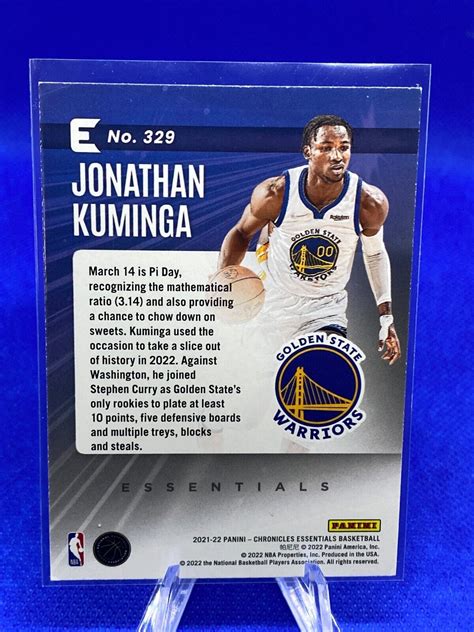 2021 22 Panini Chronicles Essentials 329 Jonathan Kuminga RC EBay