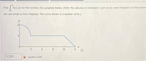 [answered] Af F X F X Dx For The Function F X Graphed Below Hi Calculus Kunduz