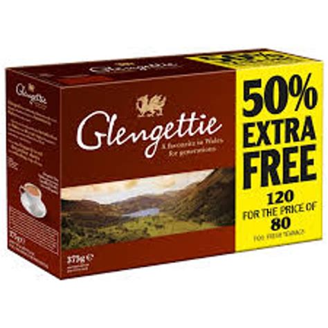 Glengettie Tea Bags 80 50 FREE 120pk 1 At B M