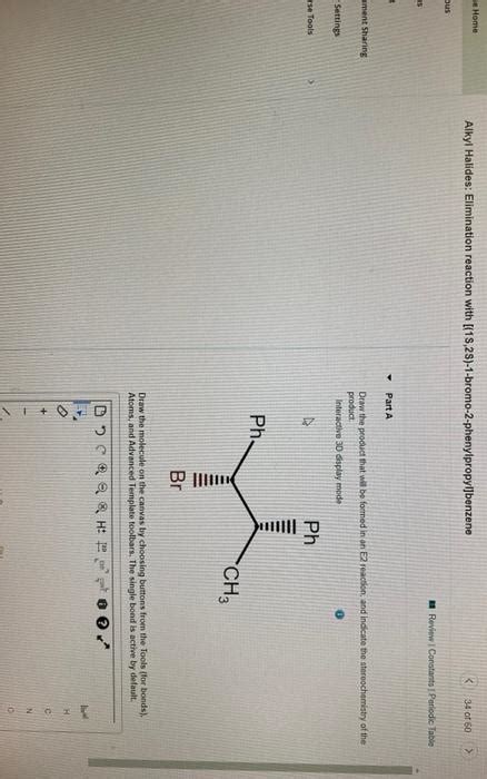 Solved Home Alkyl Halides Elimination Reaction With Chegg