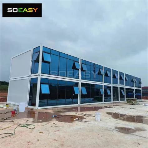 Manufacture Dormitories Flat Pack Luxury Container House Prefabricated