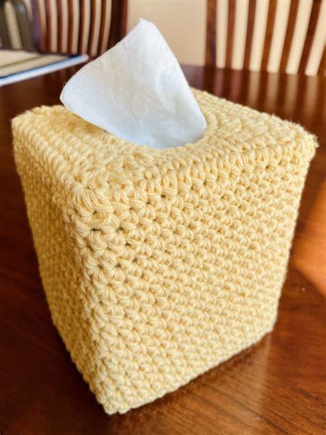 Crochet Tissue Box Cover Getting Crafty Susan Quilty