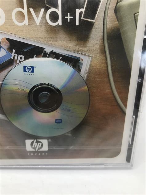 HP DVD R Media 4 7 GB New Sealed But Case Is Cracked Hewlett