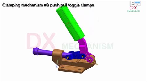 Clamping Mechanism Push Pull Toggle Clamps Youtube