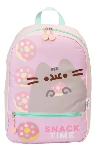 Mochila Gato Pusheen The Cat Snack Time Donas Rosa Mercadolibre