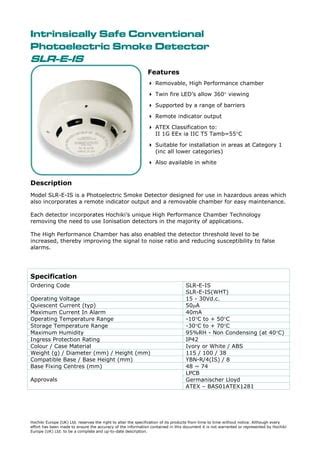 Slr E Is Specification PDF