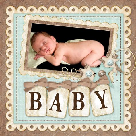 Luxury Newborn Baby Scrapbook Ideas Scrapbooking Layouts Baby