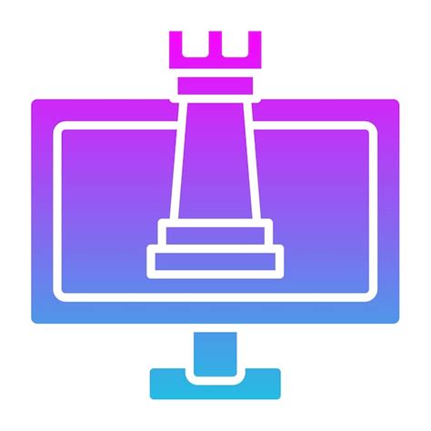 Icono De La Estrategia Vector Premium