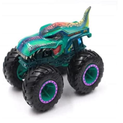Carrinho Hot Wheels Monster Trucks Dino Mega Wrex MATTEL Carrinho De Brinquedo