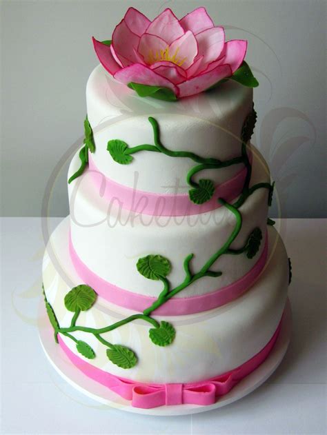 Caketutes Cake Designer Bolo Flor De Lotus Inspira O Para Bolo De