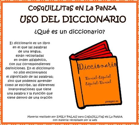 Uso Del Diccionario C Actividades Diccionario Para Ni Os Portadores