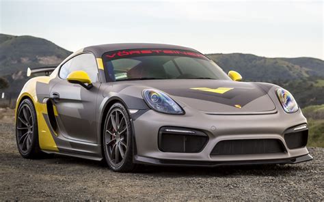 2016 Porsche Cayman GT4 V CS Aero by Vorsteiner Fonds d écran et